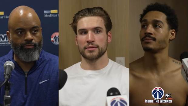 Media Availability: Wes Unseld Jr., Corey Kispert, and Jordan Poole | 01/10/24